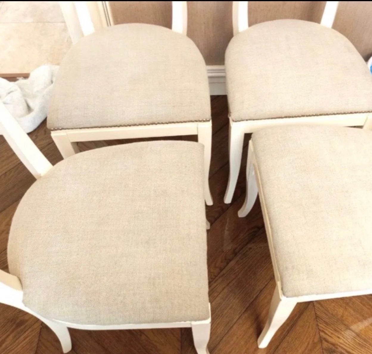Dining chairs after cleaning